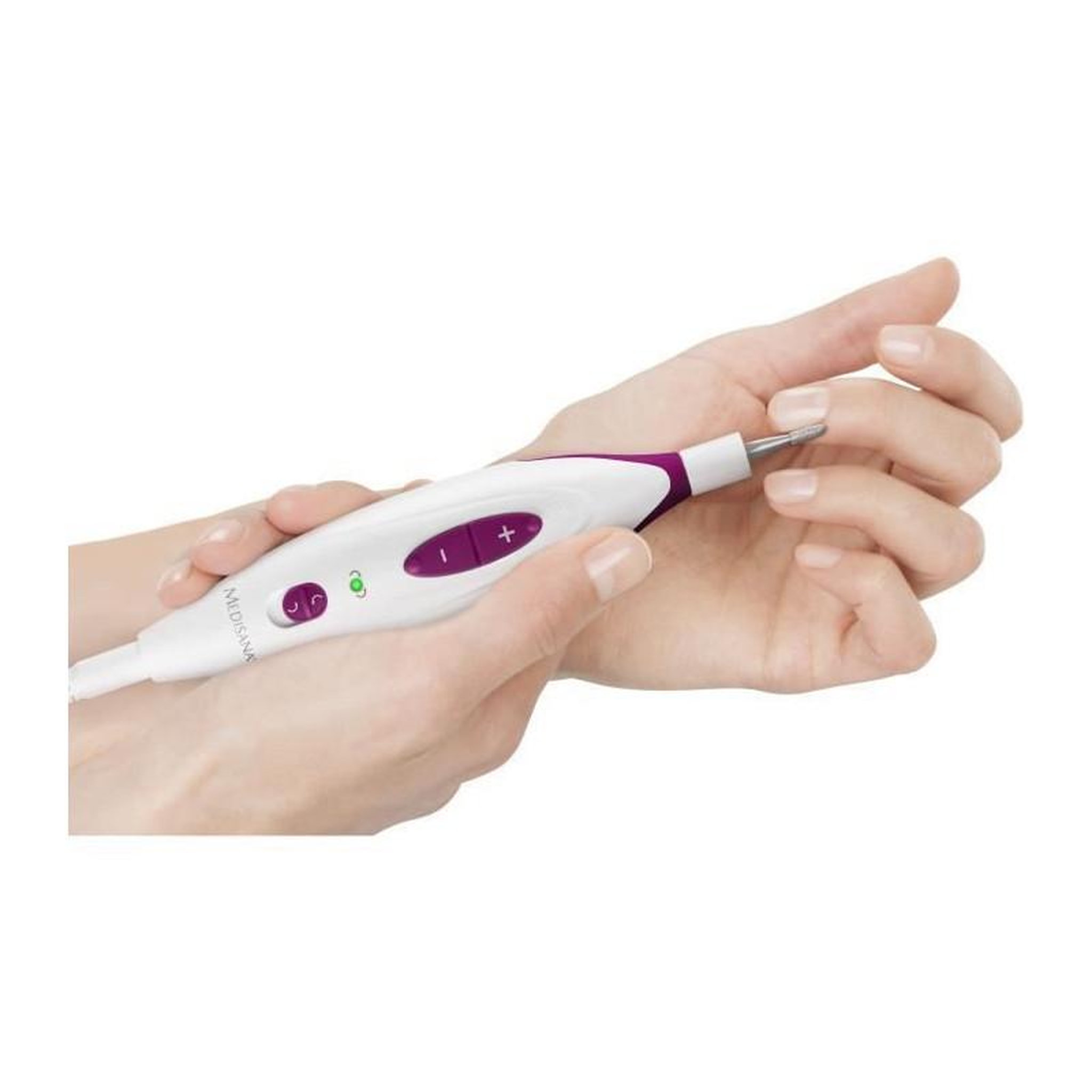 Voir la diapositive 2 : Medisana Medisana Kit de manucure et pedicure MP 815 blanc 85153