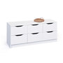 Voir la diapositive 3 : Commode meuble de rangement 6 tiroirs  FALONE