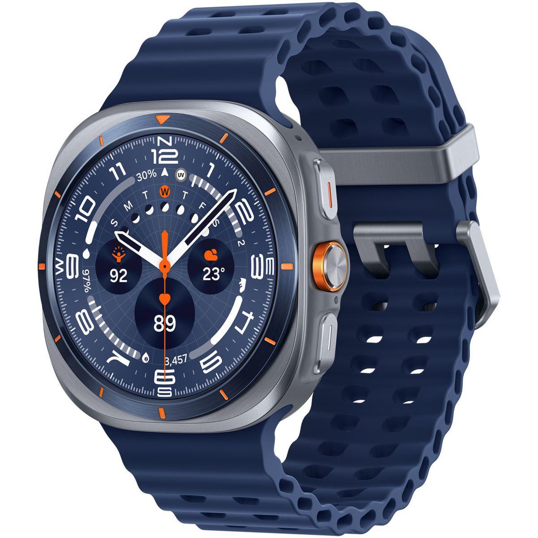 Samsung Montre connectée galaxy watch ultra 2025 bleu titane