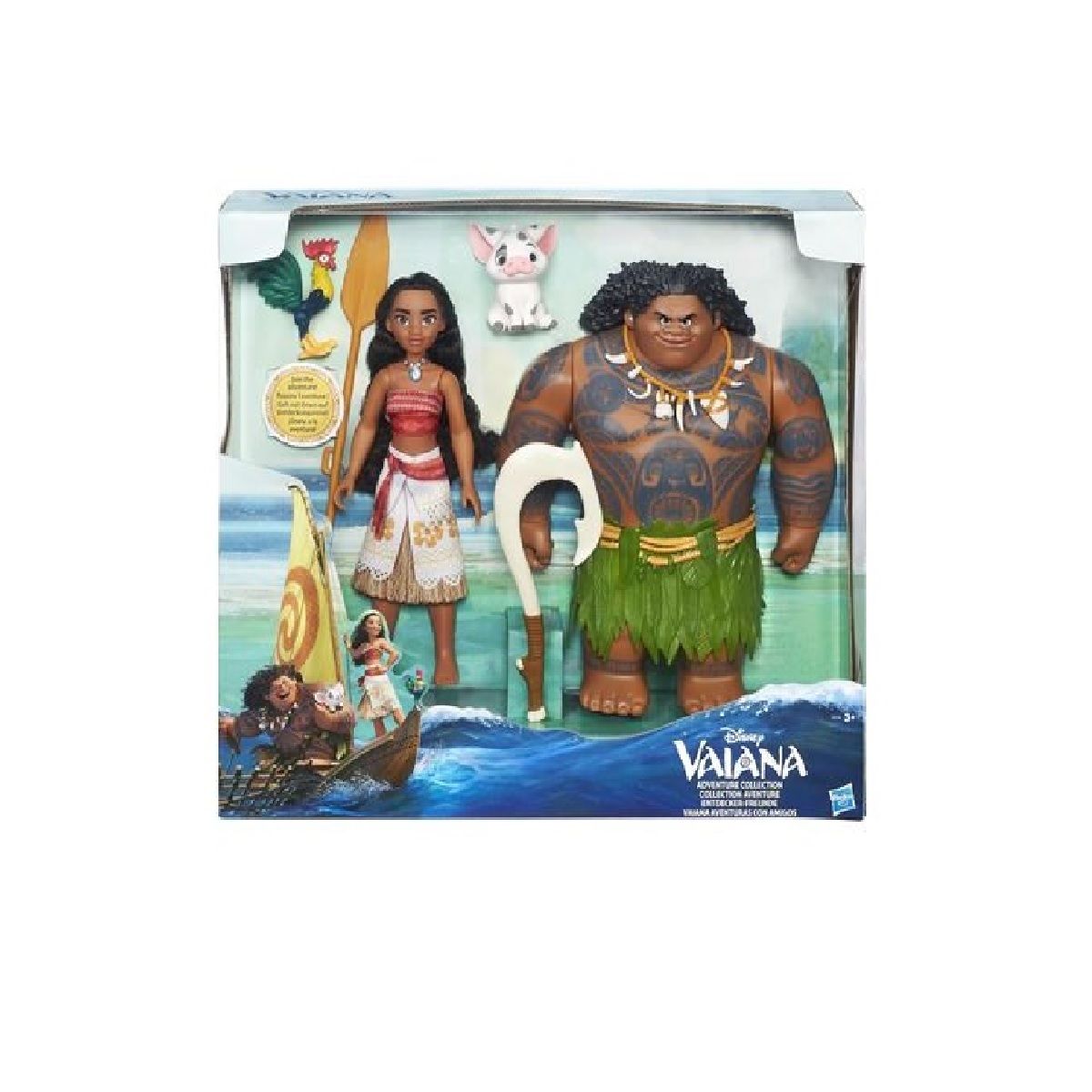HASBRO Disney Princesses - Figurine Vaiana + Maui