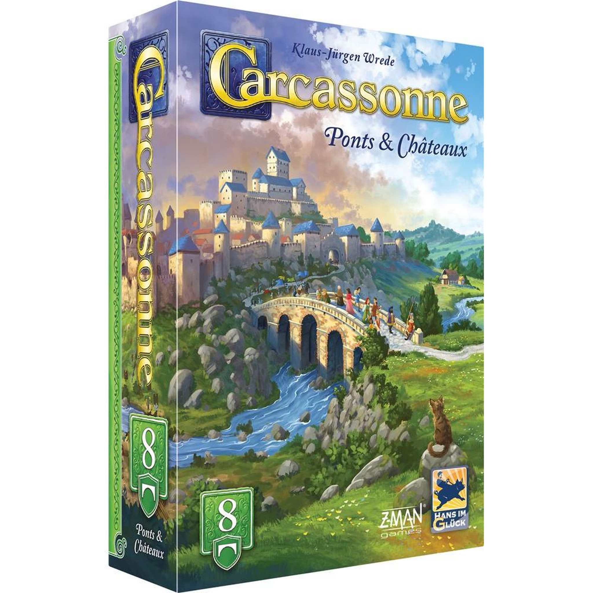 Asmodee Jeu de stratégie Asmodee Carcassonne Ponts et Chateaux 2025