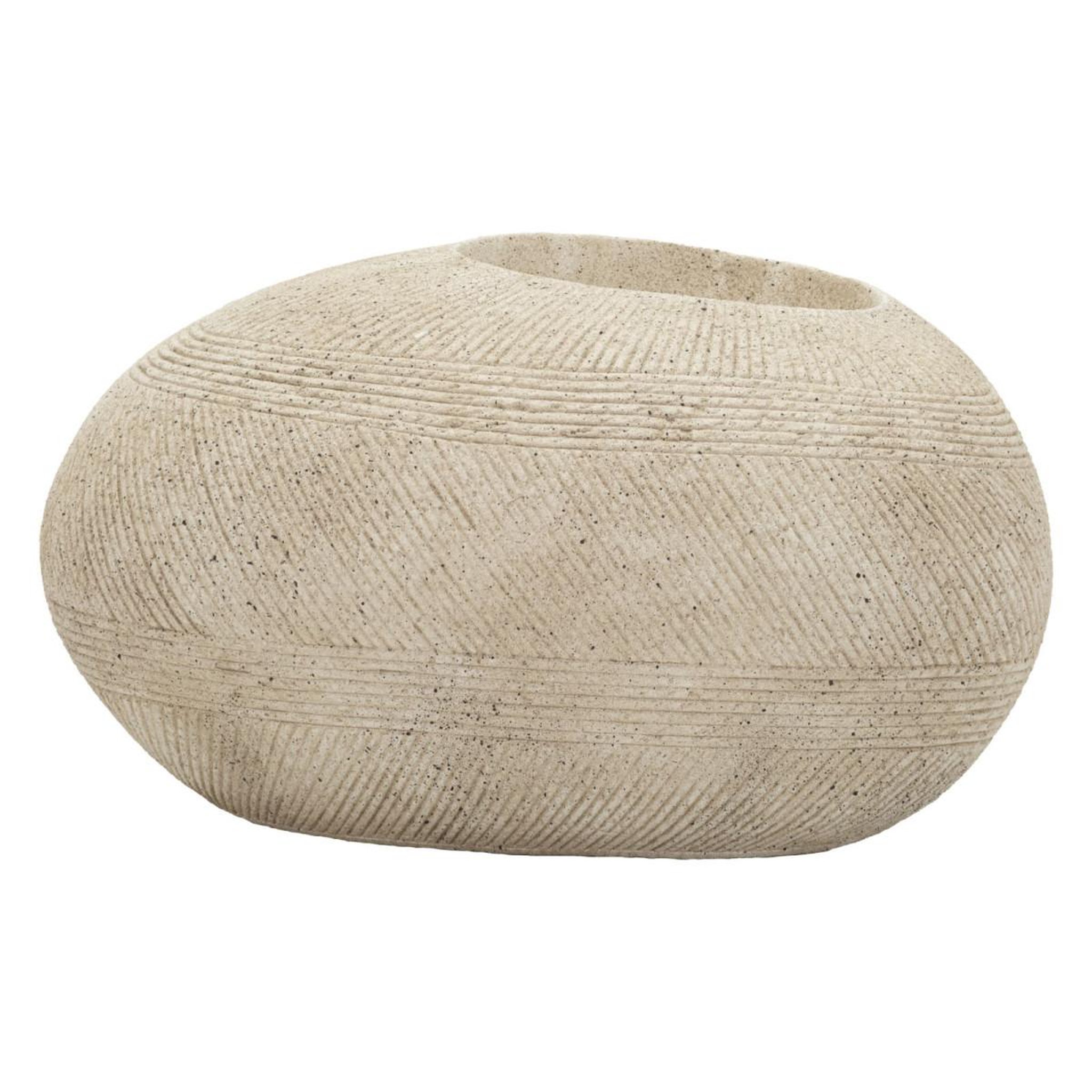 Paris Prix Cache-Pot Effet Pierre  Stone  54cm Gris