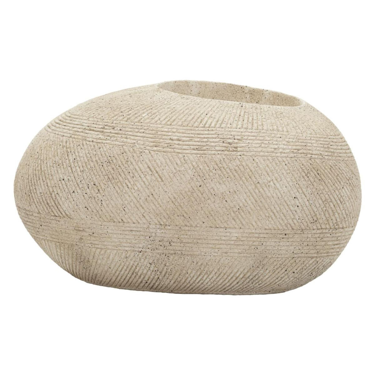 Paris Prix Cache-Pot Effet Pierre  Stone  54cm Gris