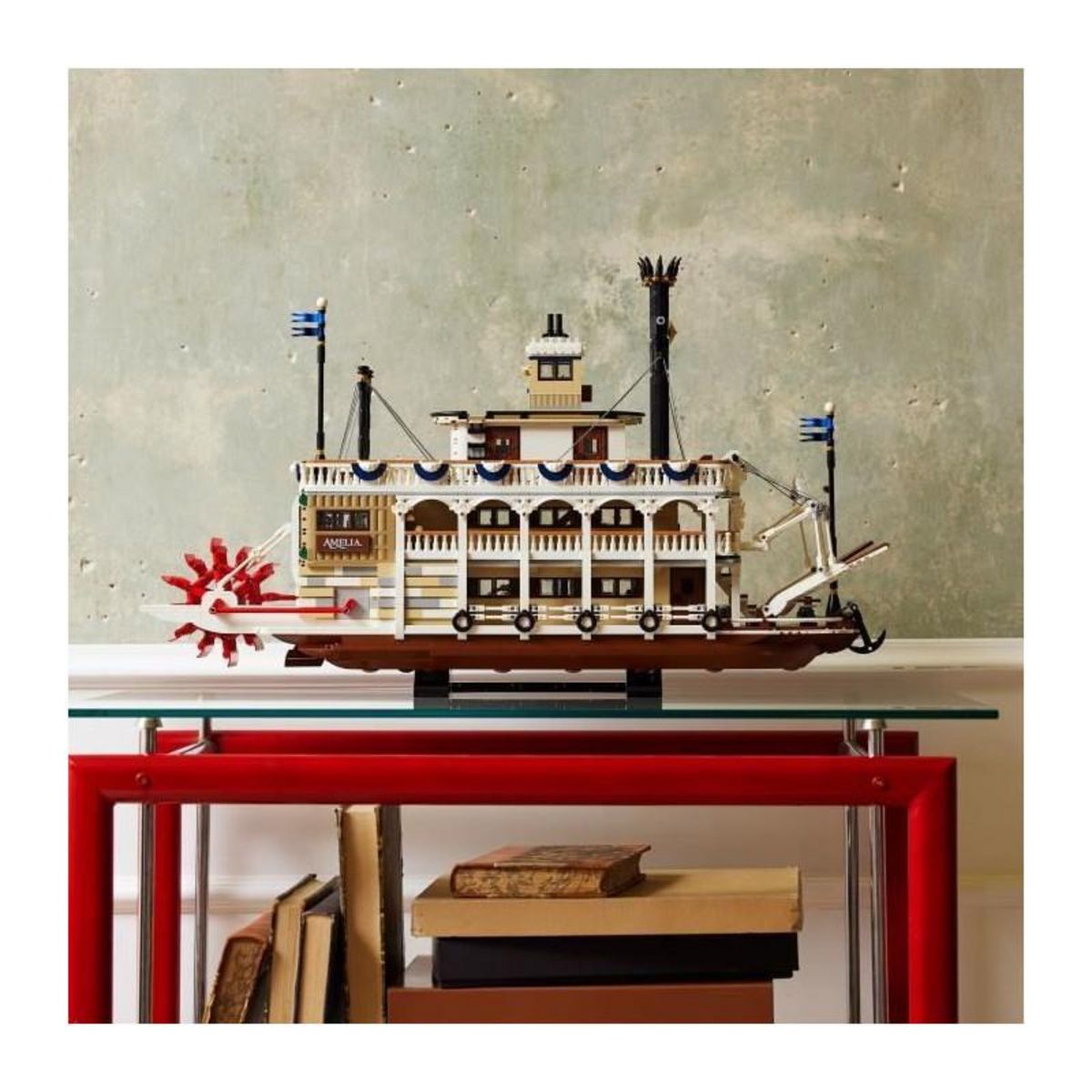 LEGO LEGO Ideas 21356 Le Bateau a Vapeur du Mississippi - Set de Construction pour Adulte
