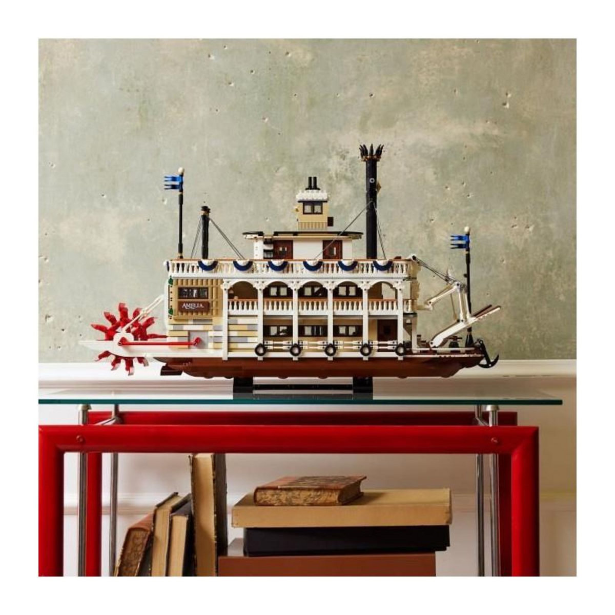LEGO LEGO Ideas 21356 Le Bateau a Vapeur du Mississippi - Set de Construction pour Adulte