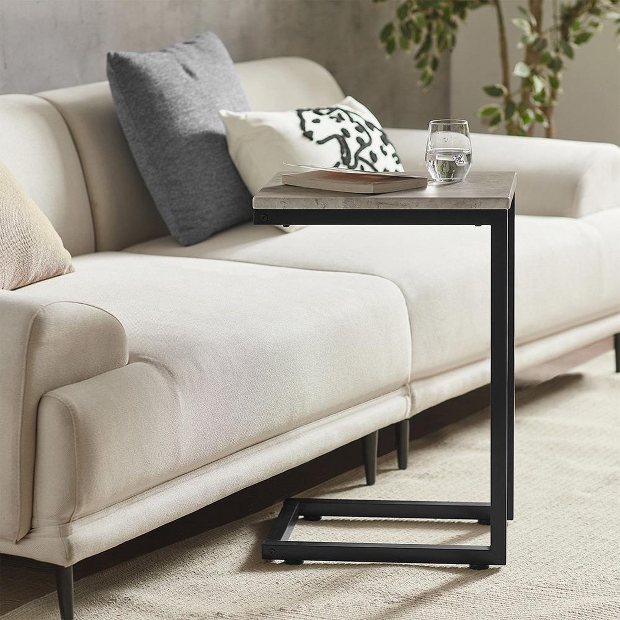 Voir la diapositive 2 : SOBUY SoBuy - Table D'appoint - 40x30x60cm - Industriel - FBT44