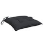 Voir la diapositive 5 : VIDAXL Coussins de chaise lot de 6 noir 40x40x7 cm tissu oxford