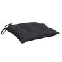 Voir la diapositive 5 : VIDAXL Coussins de chaise lot de 6 noir 40x40x7 cm tissu oxford