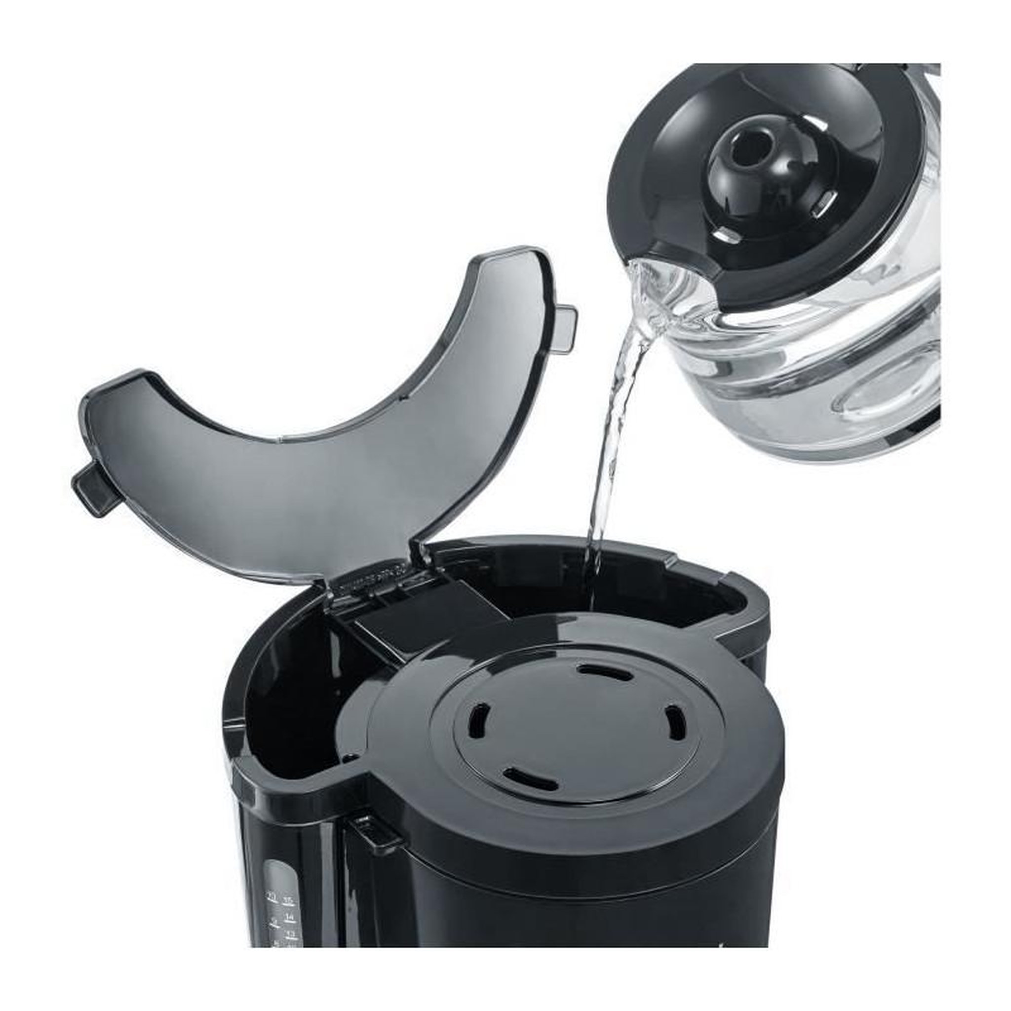 Voir la diapositive 5 : SEVERIN SEVERIN KA4815 Cafetiere Filtre Type - Noir - 1000 W - 1,4 L - Jusqu'a 10 tasses