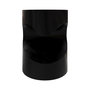 Voir la diapositive 3 : MAISON PAVANE Table d'appoint noire en bois de suar D35 cm-Chowi
