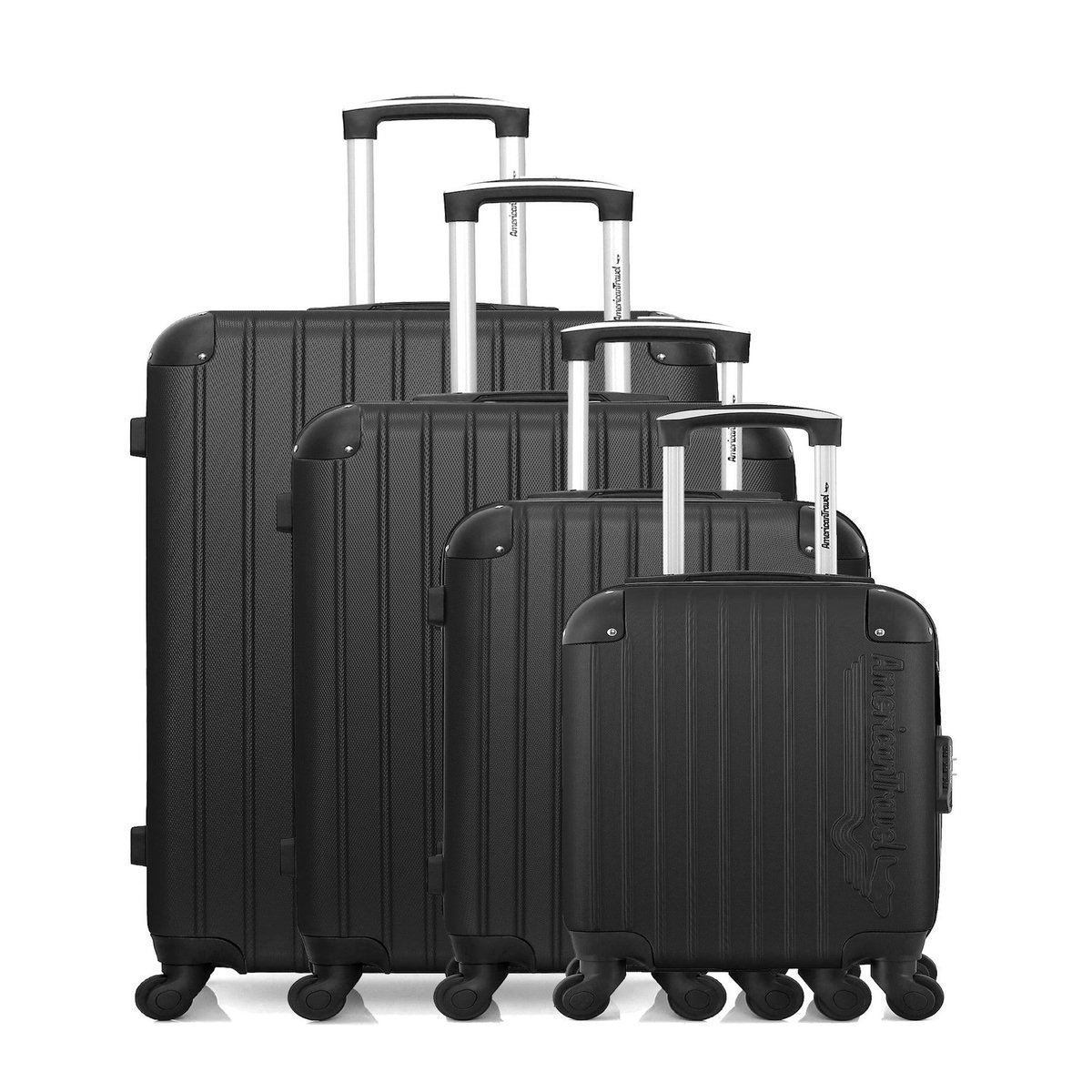 AMERICAN TRAVEL AMERICAN TRAVEL - Set de 4 Valises BUDAPEST-M 75 cm 4 Roues