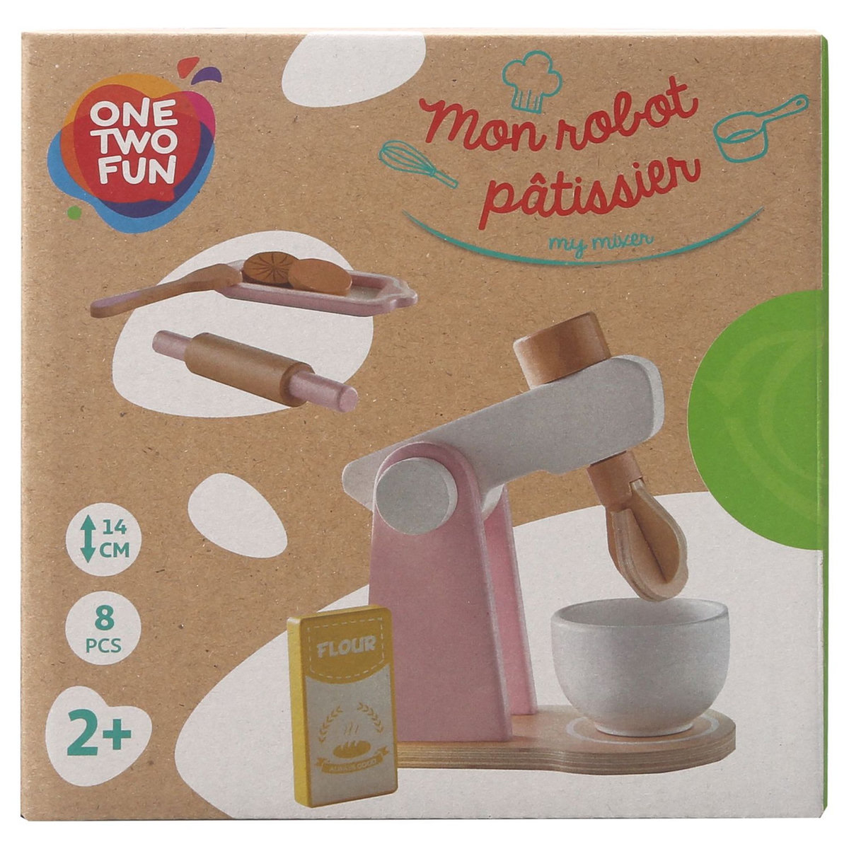 One Two Fun Mon robot pâtissier en bois