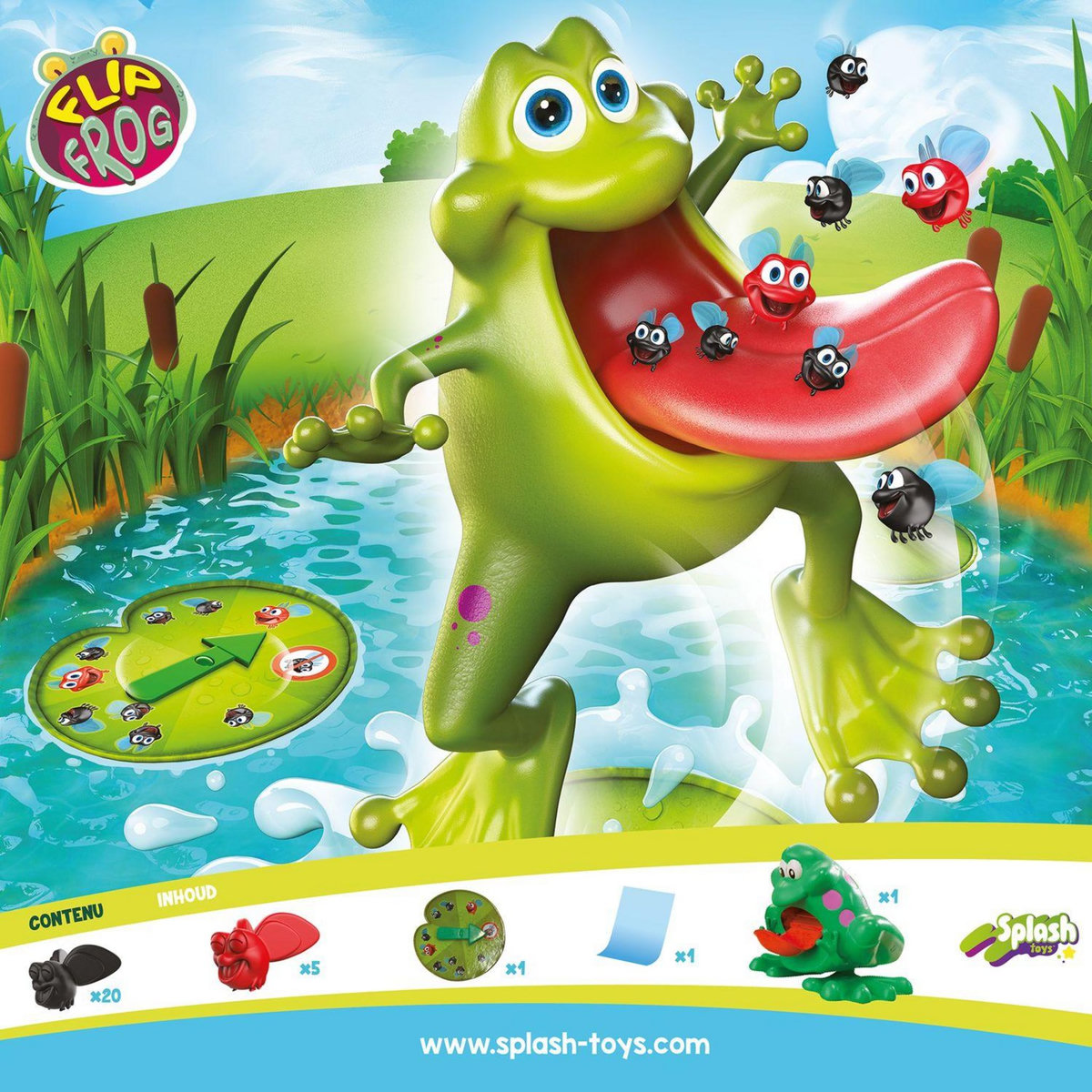 SPLASH TOYS Jeu d'ambiance - Flip Frog