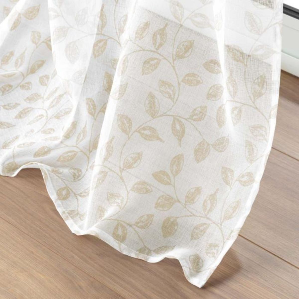 Paris Prix Rideau Voilage à Œillets  Farandole  137x240cm Naturel