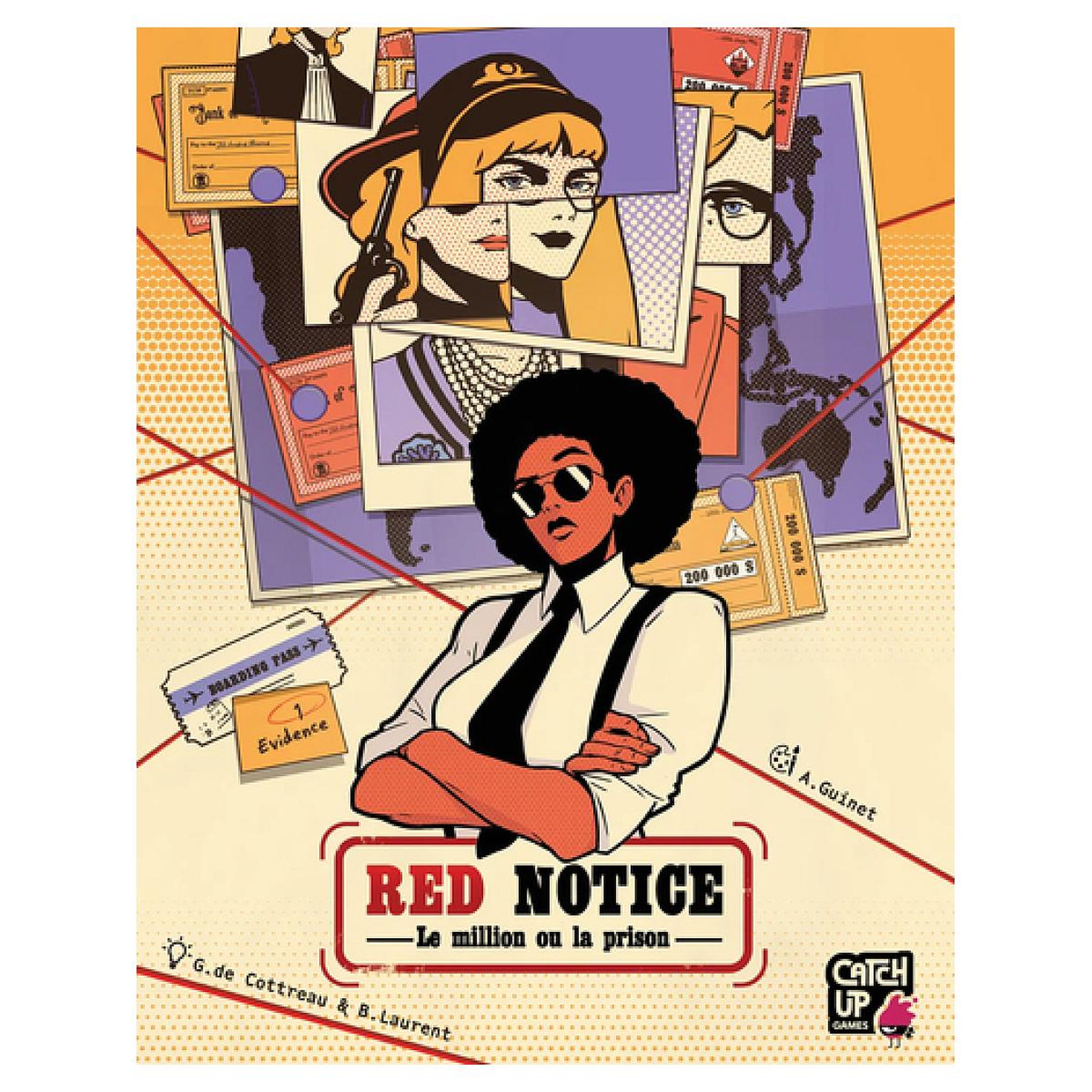 Catch Up Games Red Notice - Jeu de bluff pour 2 joueurs