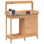 Voir la diapositive 4 : VIDAXL Table de rempotage avec armoire marron bois massif de sapin