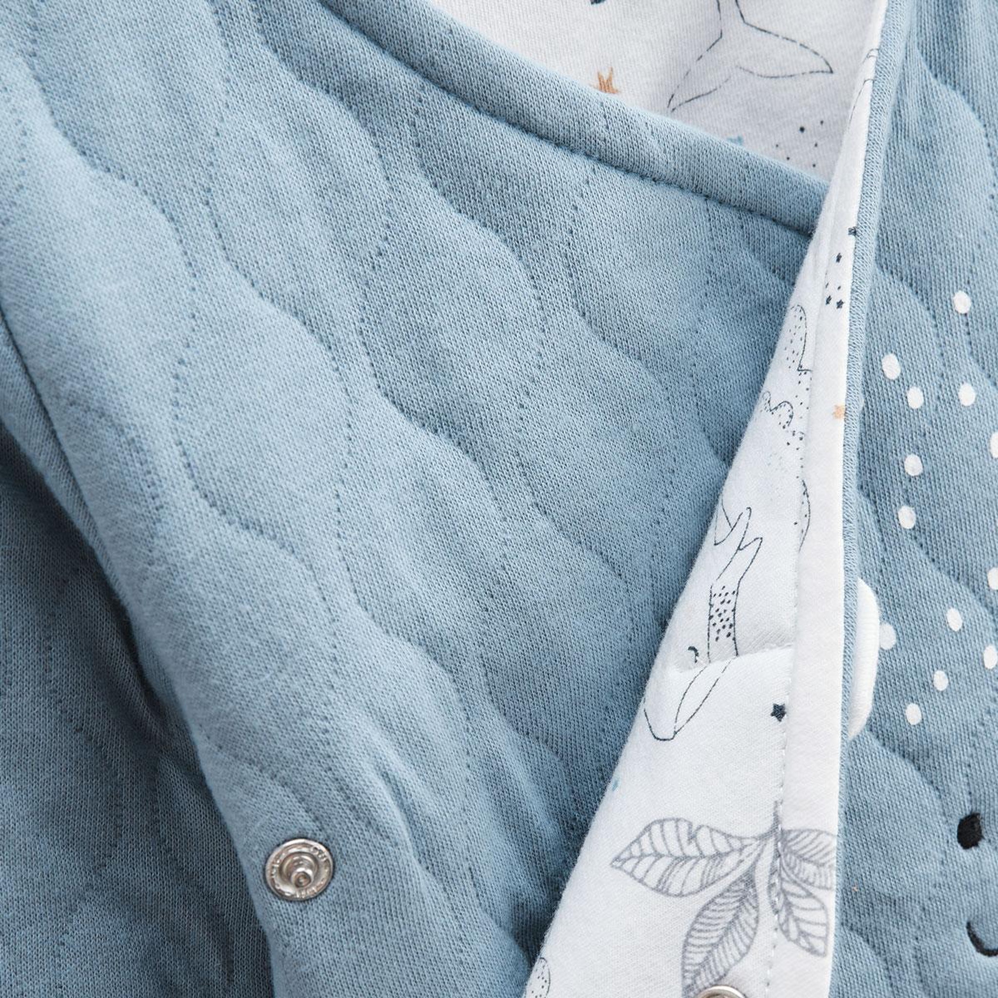 Voir la diapositive 3 : Petit Béguin Ensemble bébé veste en coton matelassé et pantalon en velours petite balade