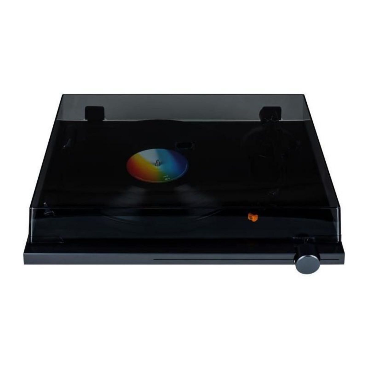 THOMSON THOMSON TT700 - Platine vinyle premium 33 et 45 tours - Tete de lecture AT91 Audio Technica - Antiskating - Noire
