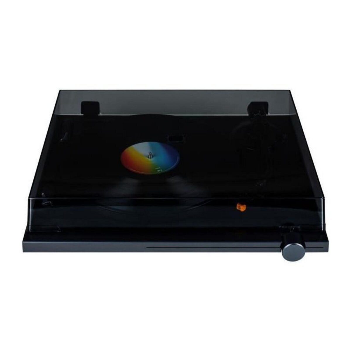 THOMSON THOMSON TT700 - Platine vinyle premium 33 et 45 tours - Tete de lecture AT91 Audio Technica - Antiskating - Noire