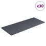 Voir la diapositive 2 : VIDAXL Tapis d'escalier auto-adhesifs 30 pcs gris 60x25 cm