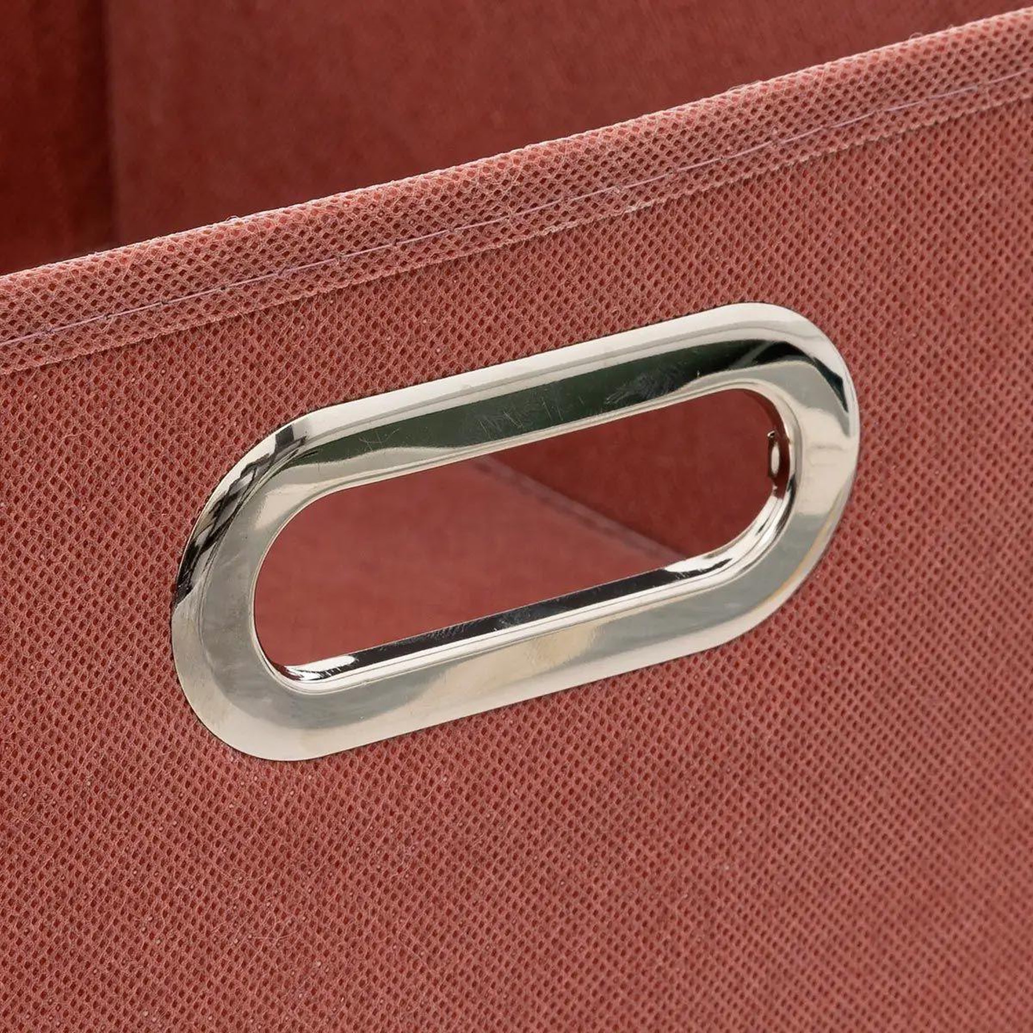 Voir la diapositive 2 : FIVE Boîte de rangement pliable  mix n'modul  31x31cm terracotta