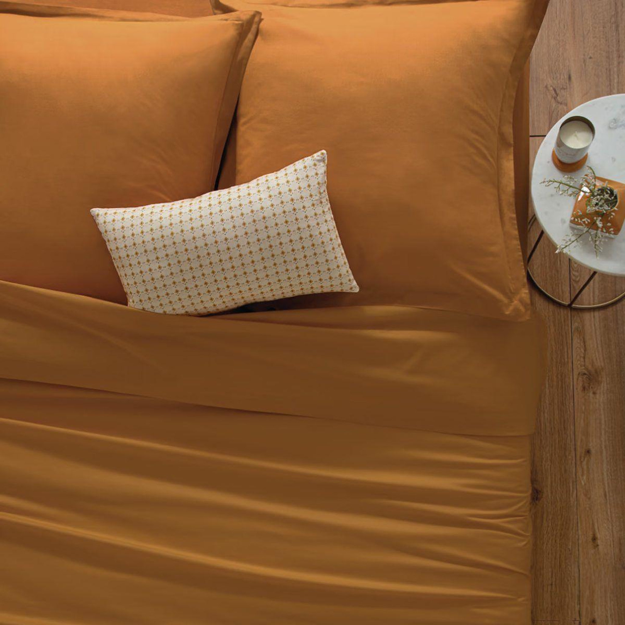 ATMOSPHERA Housse de couette  intérieur  140x200cm jaune cumin