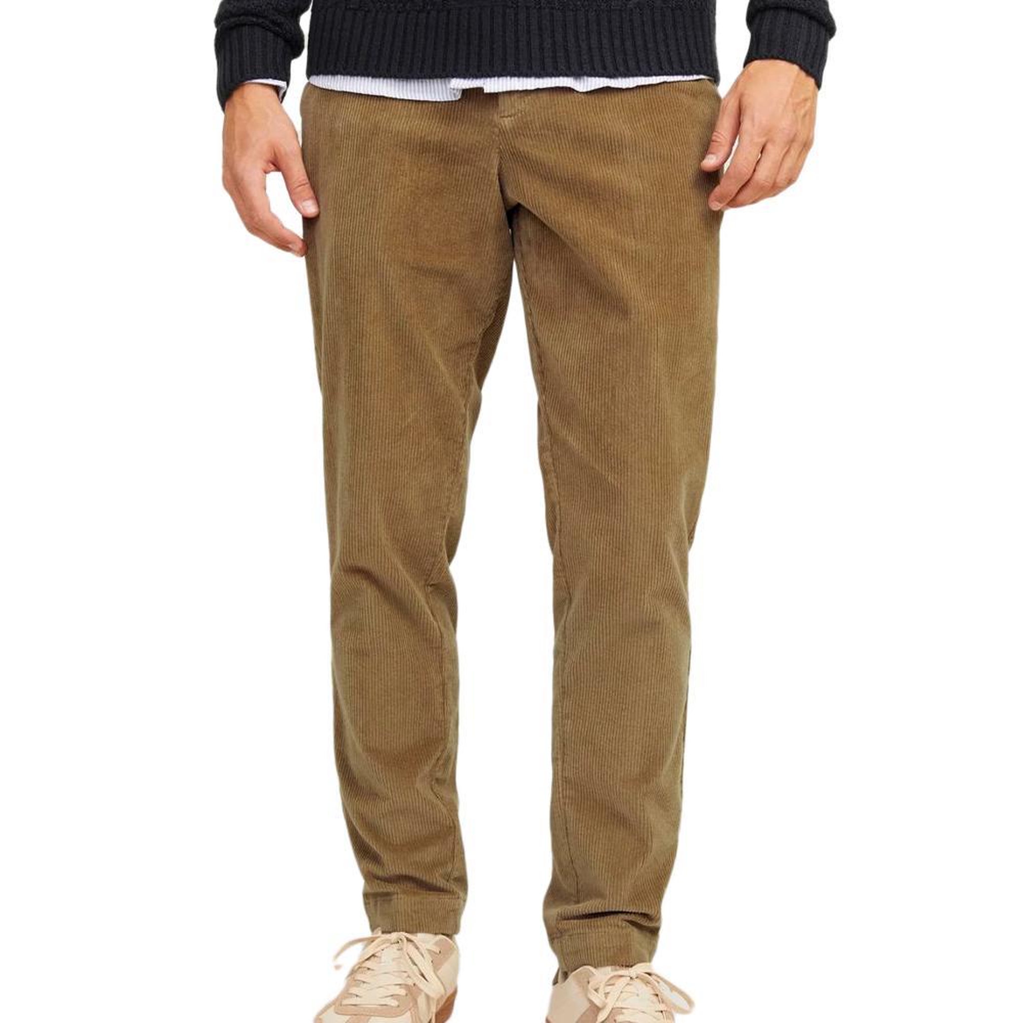 Jack & Jones Pantalon Velours côtelé Marron Homme Jack & Jones Cordory Chino. Coloris disponibles : Marron