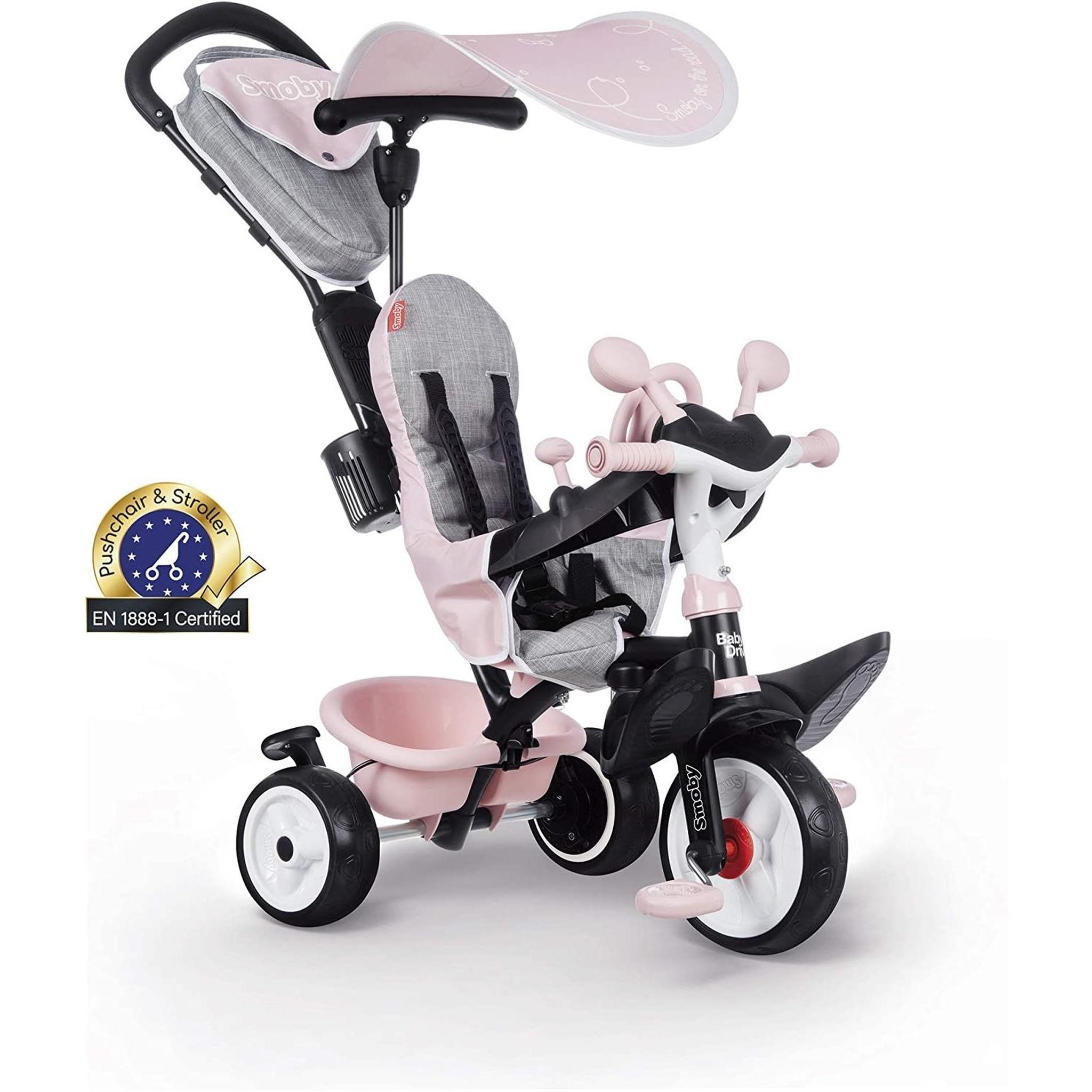 SMOBY Tricycle Baby Driver Plus Rose