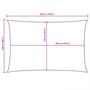 Voir la diapositive 6 : VIDAXL Voile de parasol tissu oxford rectangulaire 2,5x5 m creme