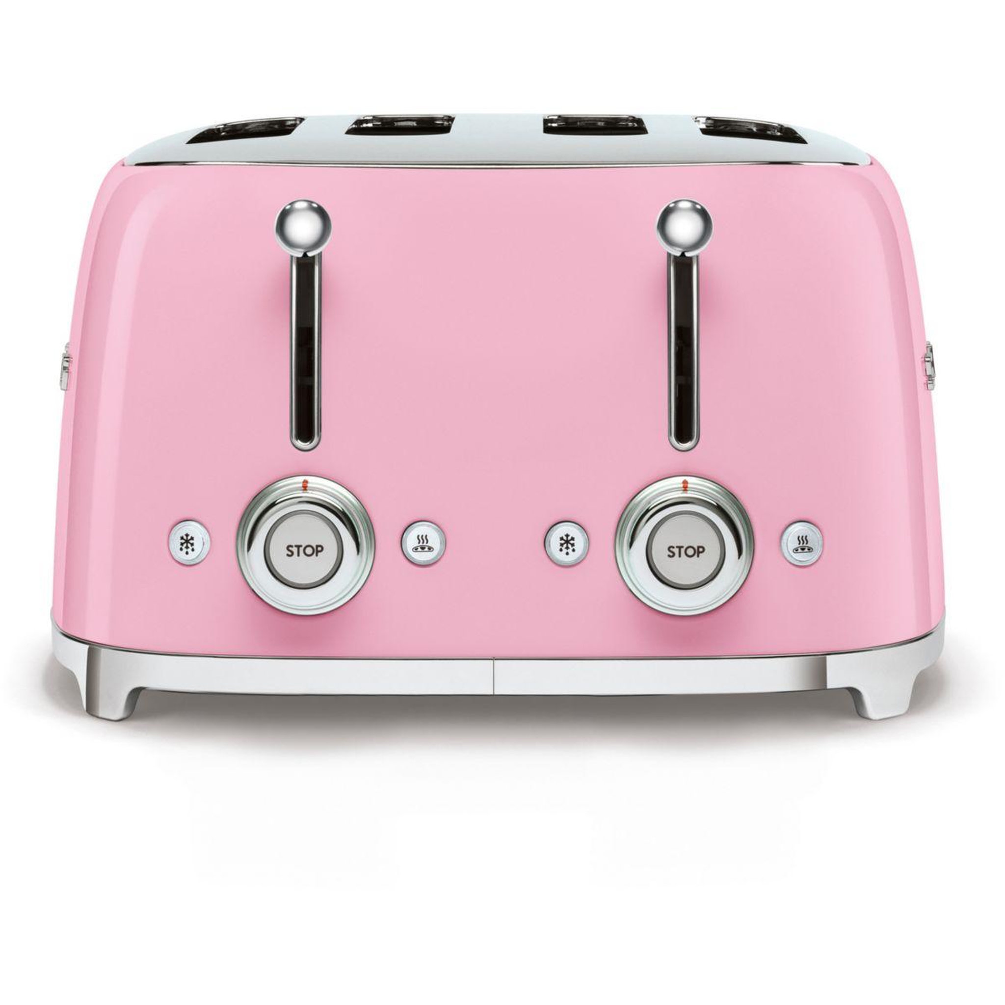 Voir la diapositive 4 : SMEG Grille-pain tsf03pkeu rose