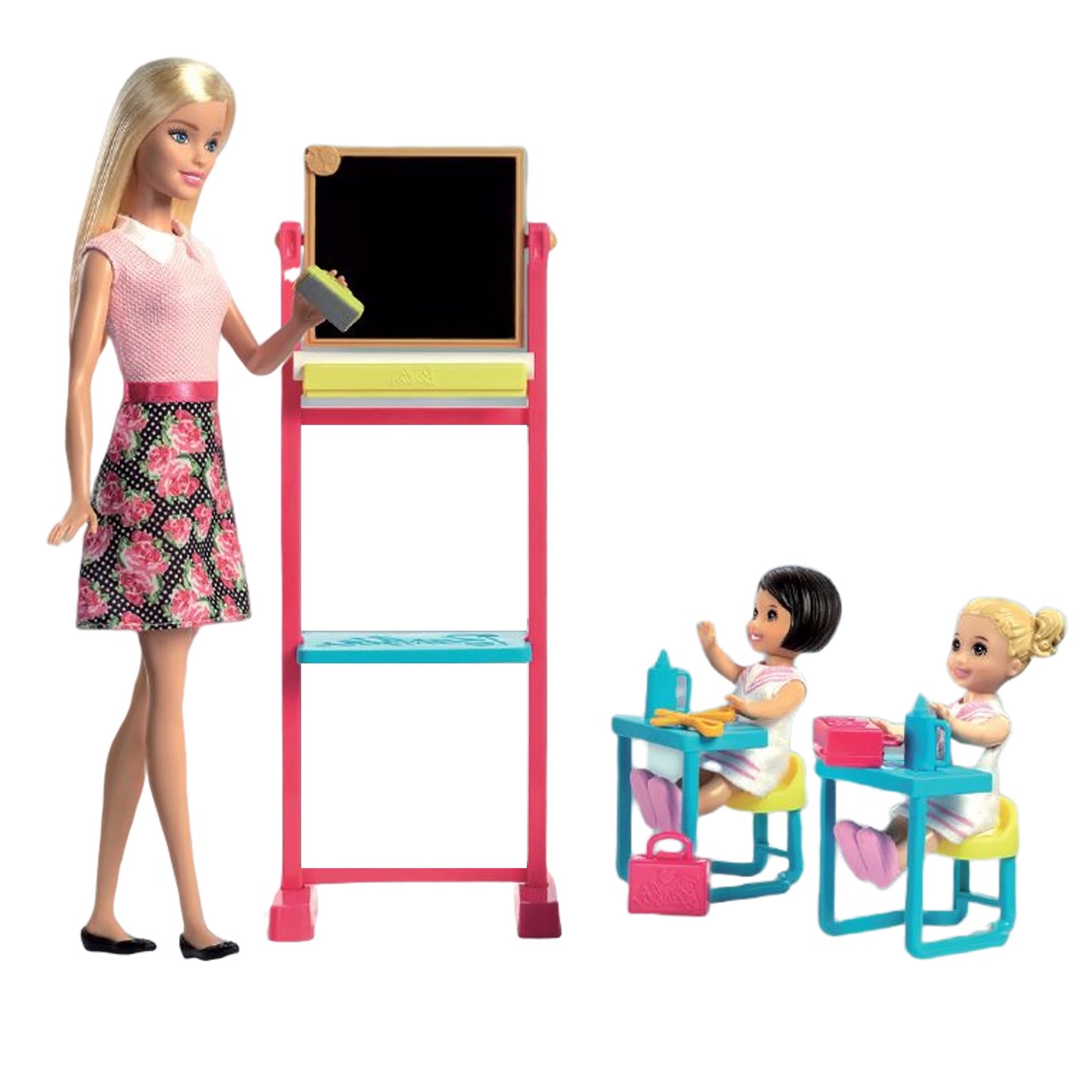 Voir la diapositive 1 : MATTEL Barbie maîtresse d'école et sa classe