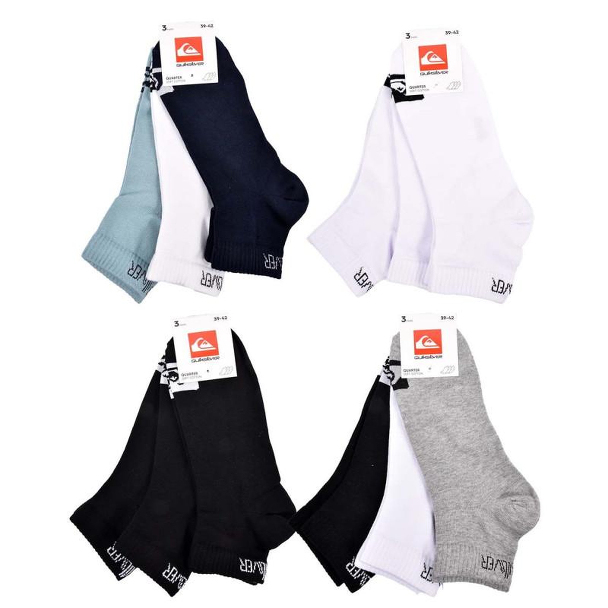 Voir la diapositive 4 : QUIKSILVER Chaussettes QUIKSILVER QUARTER