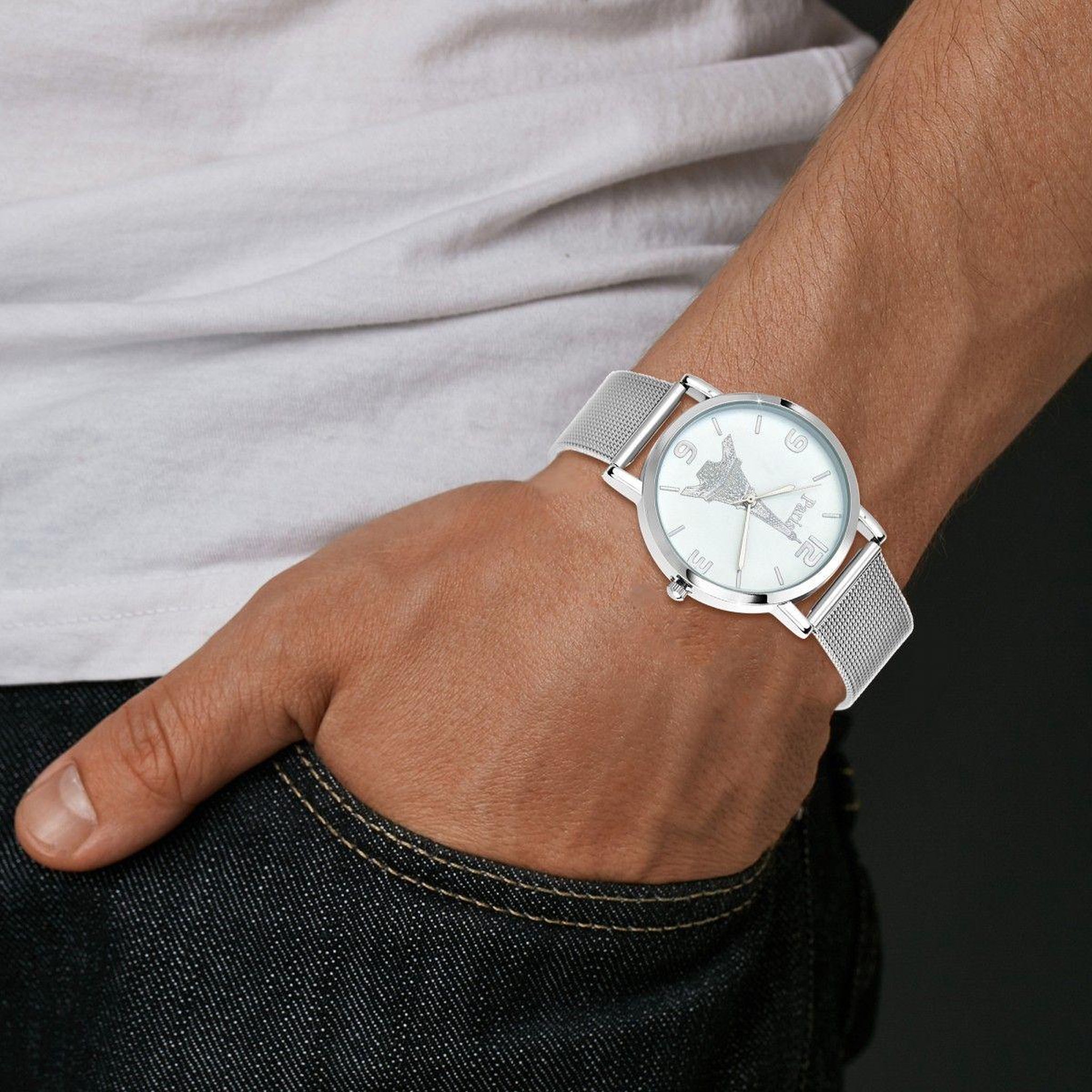 Voir la diapositive 2 : SC CRYSTAL Montre homme quartz par Pascal Szerman
