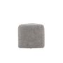 Voir la diapositive 3 : Paris Prix Pouf Tissu Bouclé  Peg  46cm Gris
