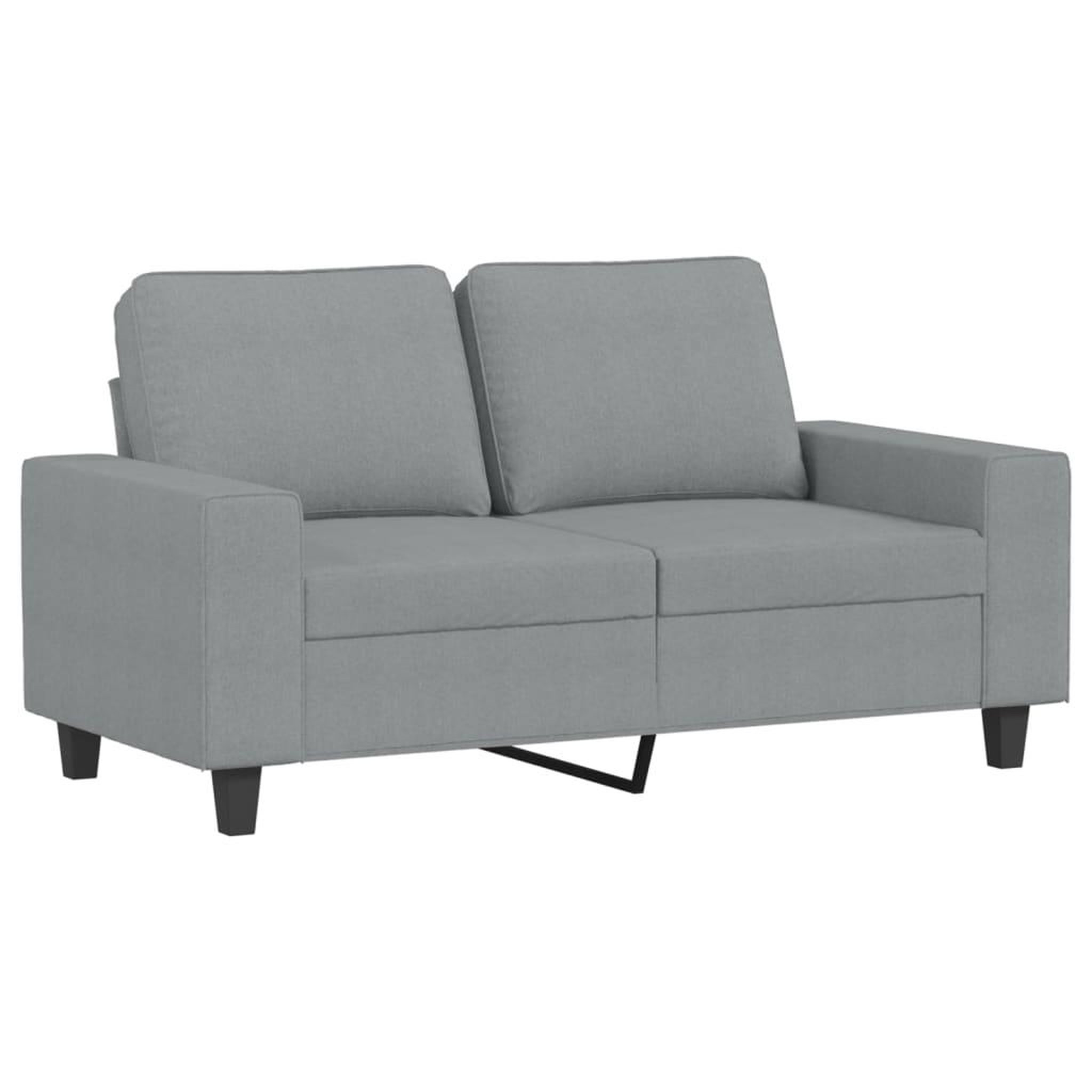 Voir la diapositive 3 : VIDAXL Ensemble de canapes 2 pcs gris clair tissu