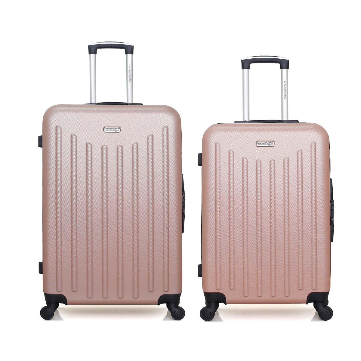 AMERICAN TRAVEL AMERICAN TRAVEL - Lot de 2 - Valise grand format et valise weekend BROOKLYN