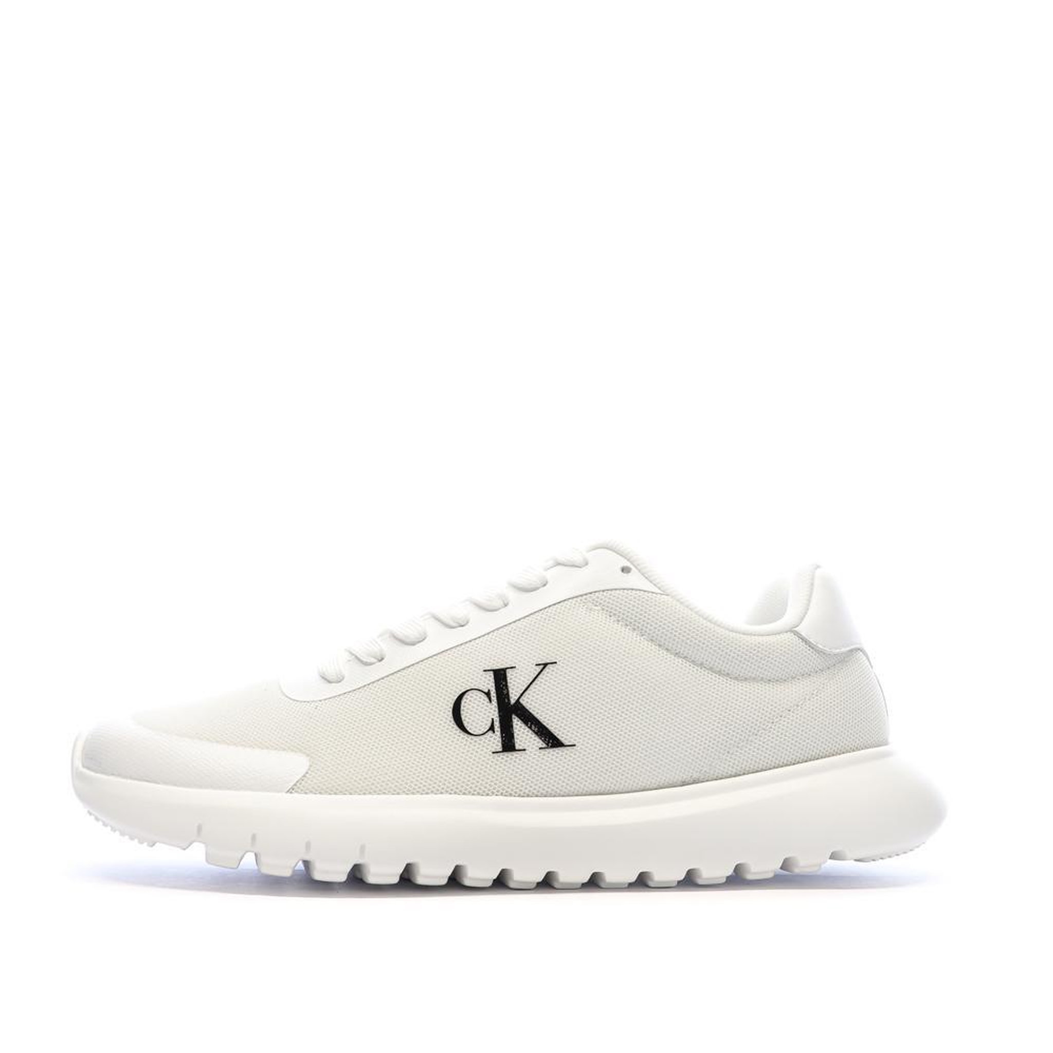 Voir la diapositive 1 : CALVIN KLEIN JEANS Baskets Blanches Femme Calvin Klein Jeans 3 Eva