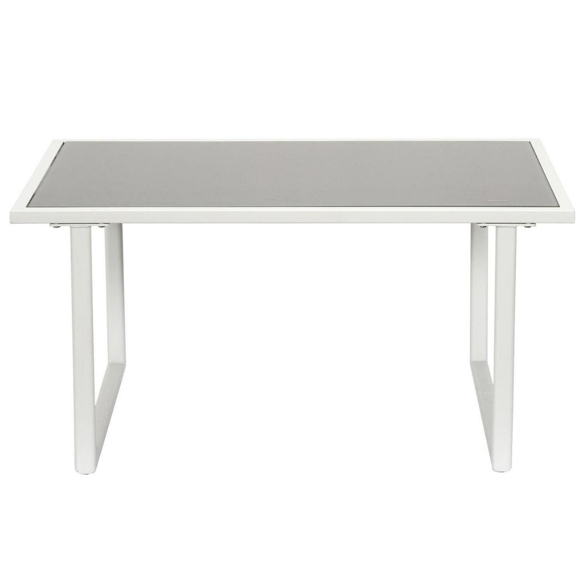 The Home Deco Factory Salon de jardin en texaline et métal 4 places SAMOA - Mocha