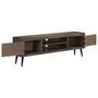 Voir la diapositive 5 : VIDAXL Meuble TV Bois massif de manguier 140 x 30 x 45 cm