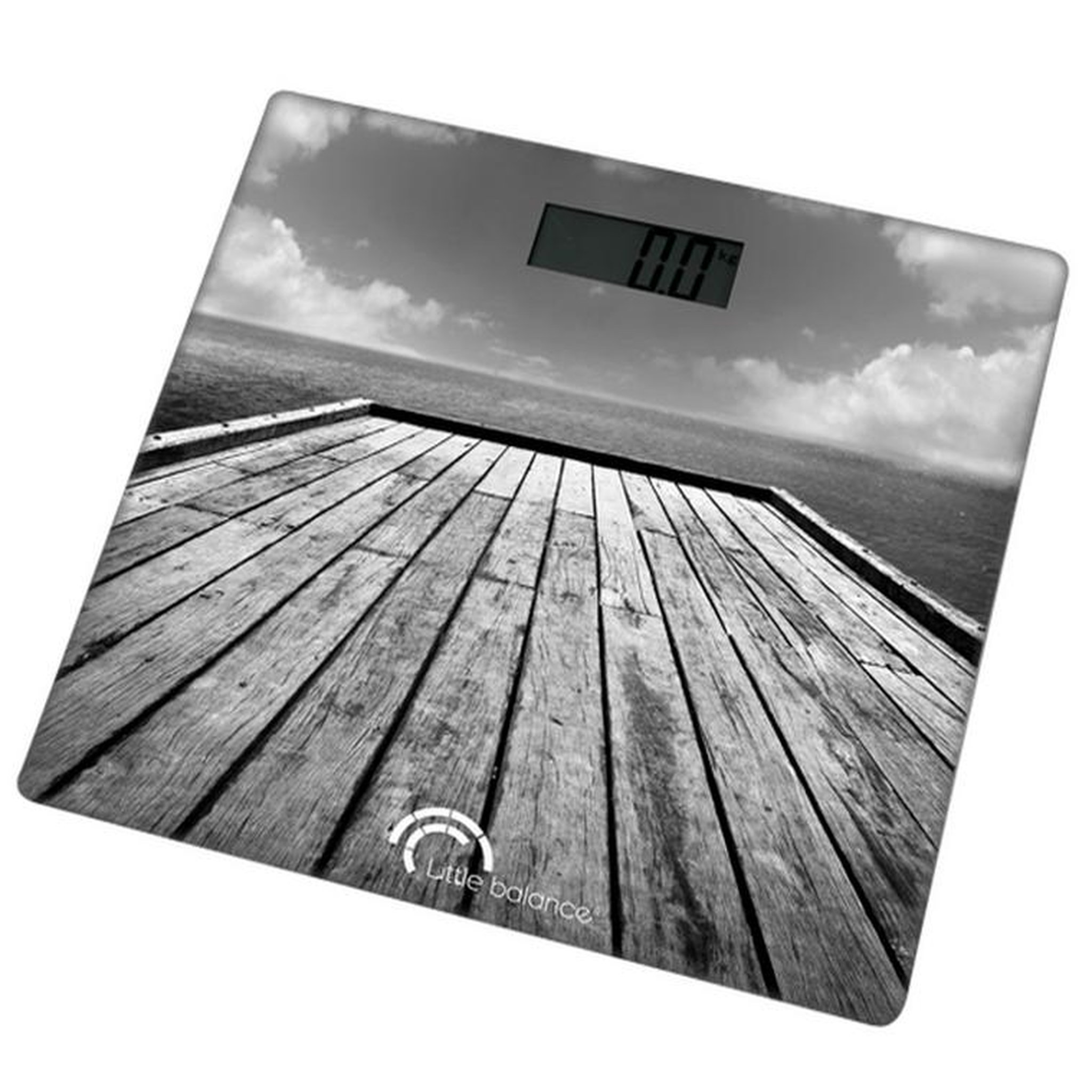 LITTLE BALANCE Pèse-personne électronique 180kg/100g gris - 8107