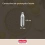 Voir la diapositive 3 : ZENKER Lot de 12 cartouches de protoxyde d'azote pour siphon à Chantilly Zenker Smart Pastry