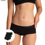 Voir la diapositive 2 : Athena Lot de 3 boxers femme Ecopack Basic