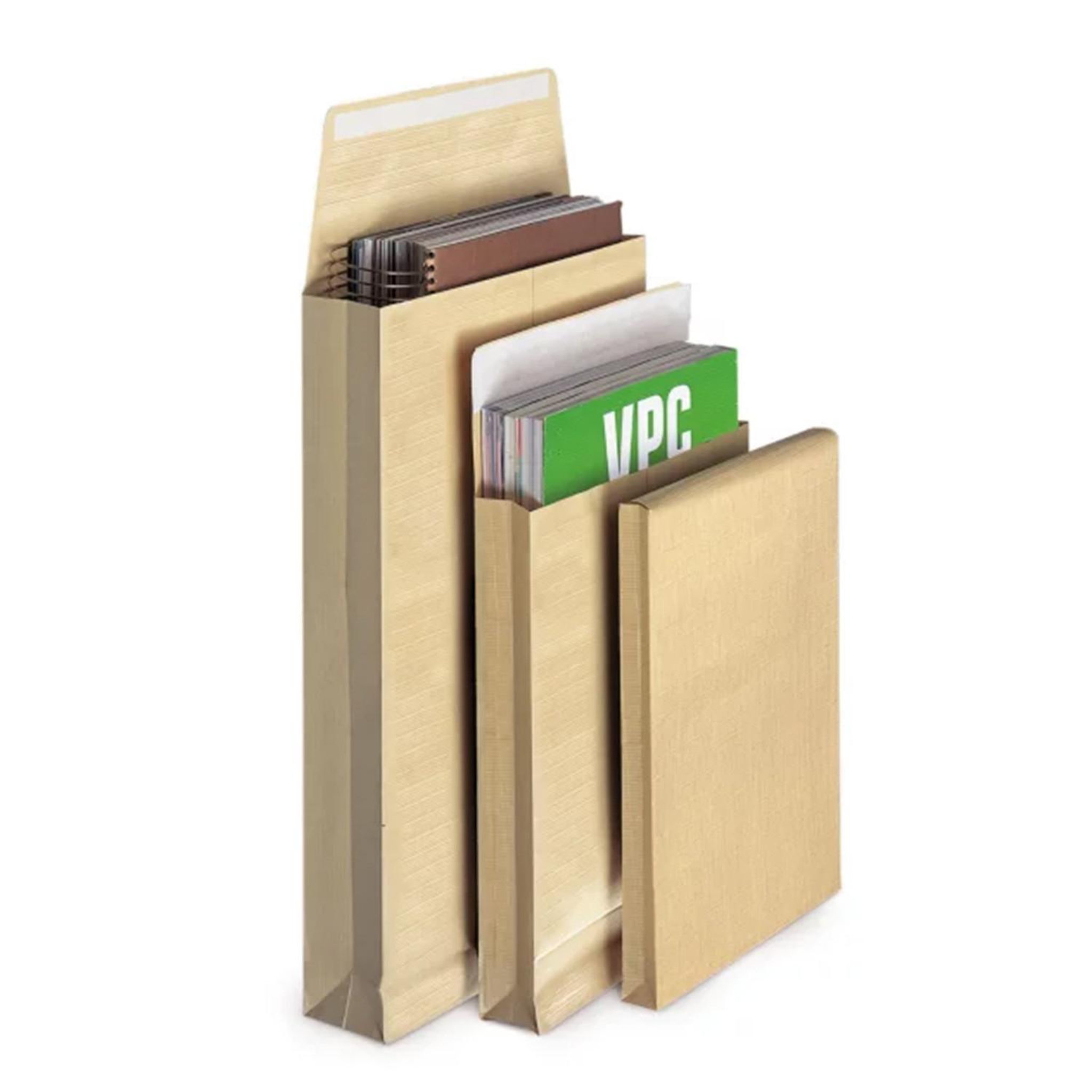 RAJA Pochette kraft renforcée dépliable - 22.9 x 32.4 cm