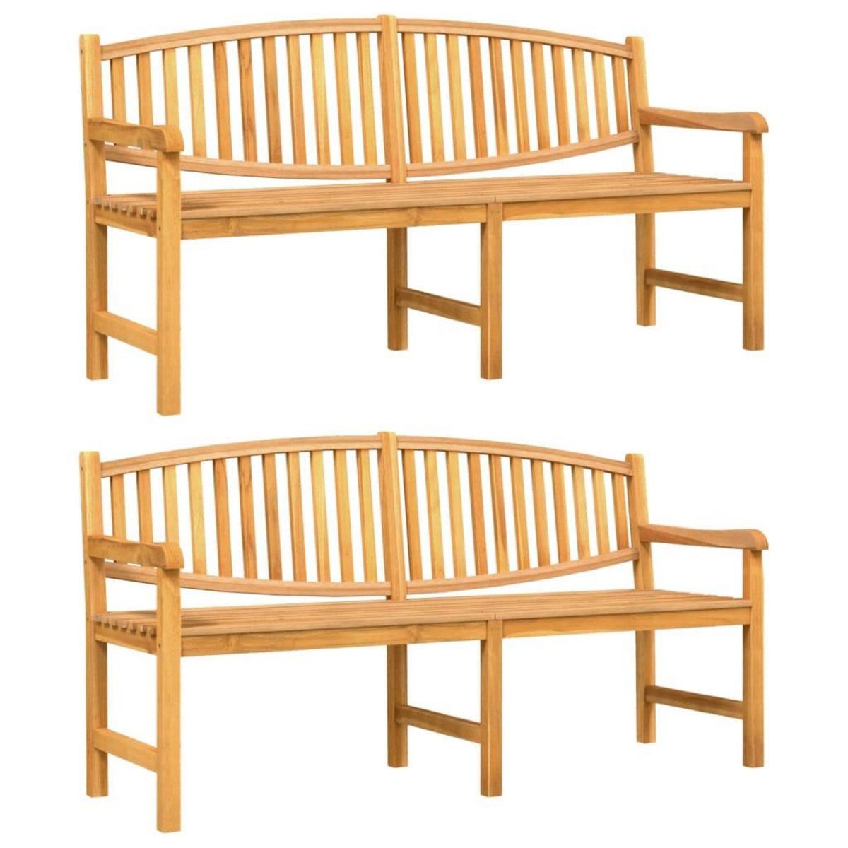 VIDAXL Ensemble a manger de jardin 3 pcs Bois de teck massif