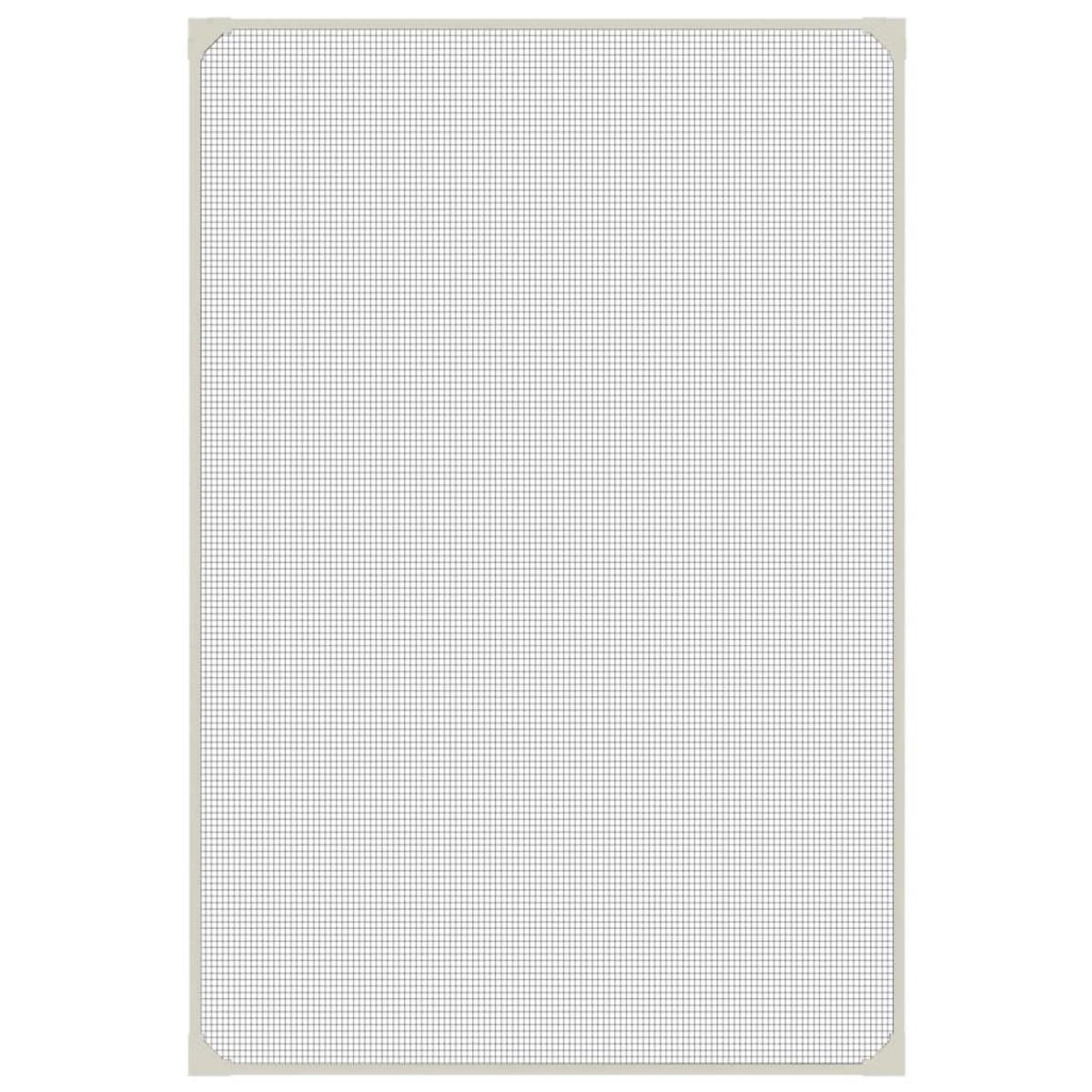 VIDAXL Moustiquaire magnetique pour fenetres blanc 80x120 cm