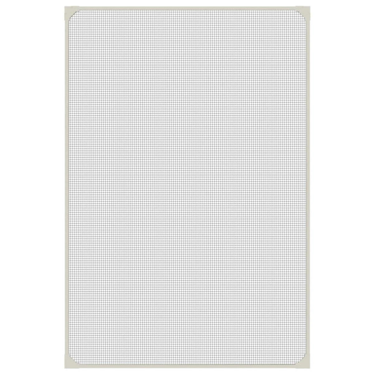 VIDAXL Moustiquaire magnetique pour fenetres blanc 80x120 cm