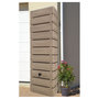 Voir la diapositive 2 : Belli Récupérateur d'eau mural aspect bois Beige - 300L - WOOD