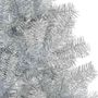 Voir la diapositive 5 : VIDAXL Sapin de Noël artificiel avec support argente 150 cm PET