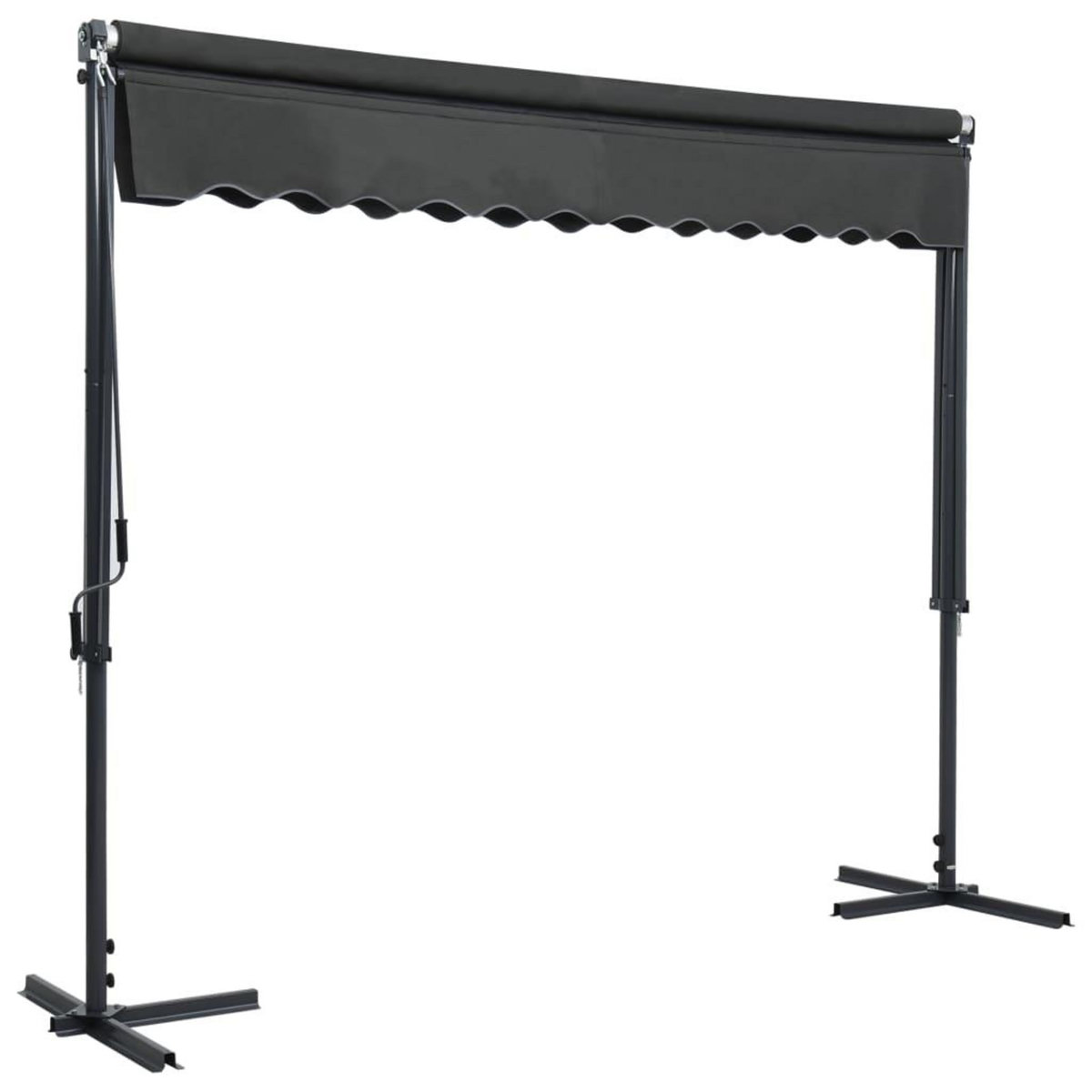 VIDAXL Auvent sur pied 300 x 300 cm Anthracite
