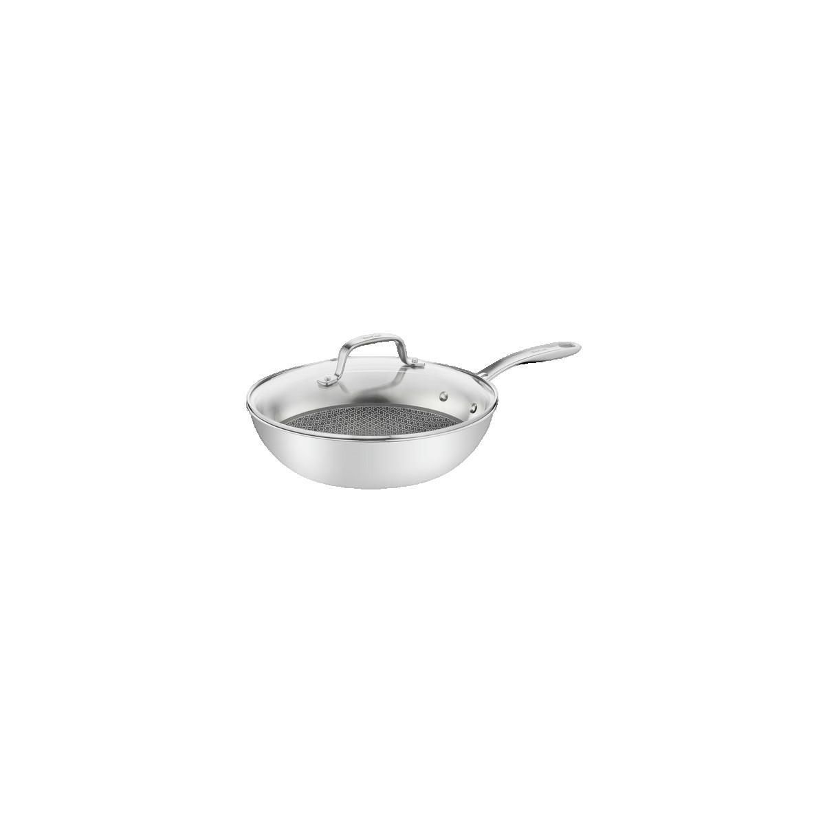 TEFAL Wok Tefal Eternal Mesh acier inoxydable